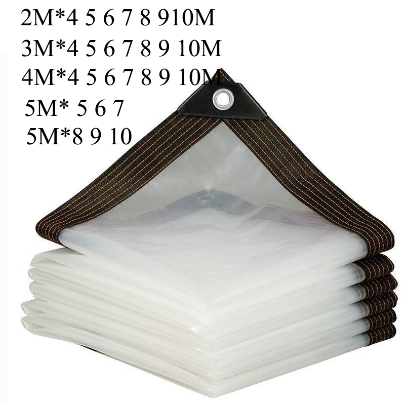 Sun Sail Shade - Transparent Tarpaulin 2*3 4 5 6