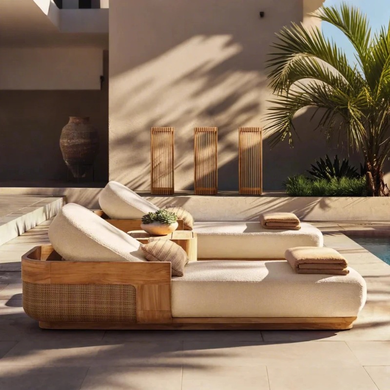 Sun Beach Lounge Chair & Daybe - огляд і ціна Rattan Lounge Set