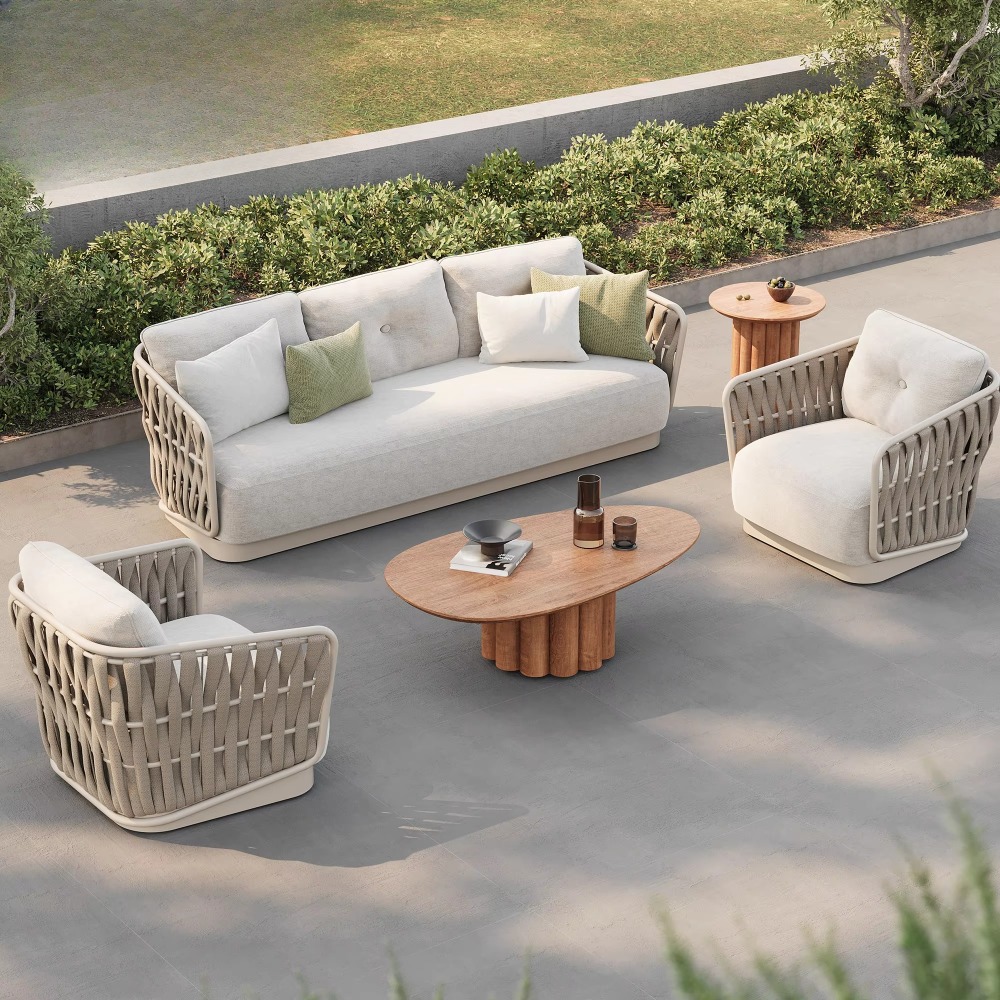 Garden Comfort Sofa Metal Set  - огляд і ціна Rattan Lounge Set