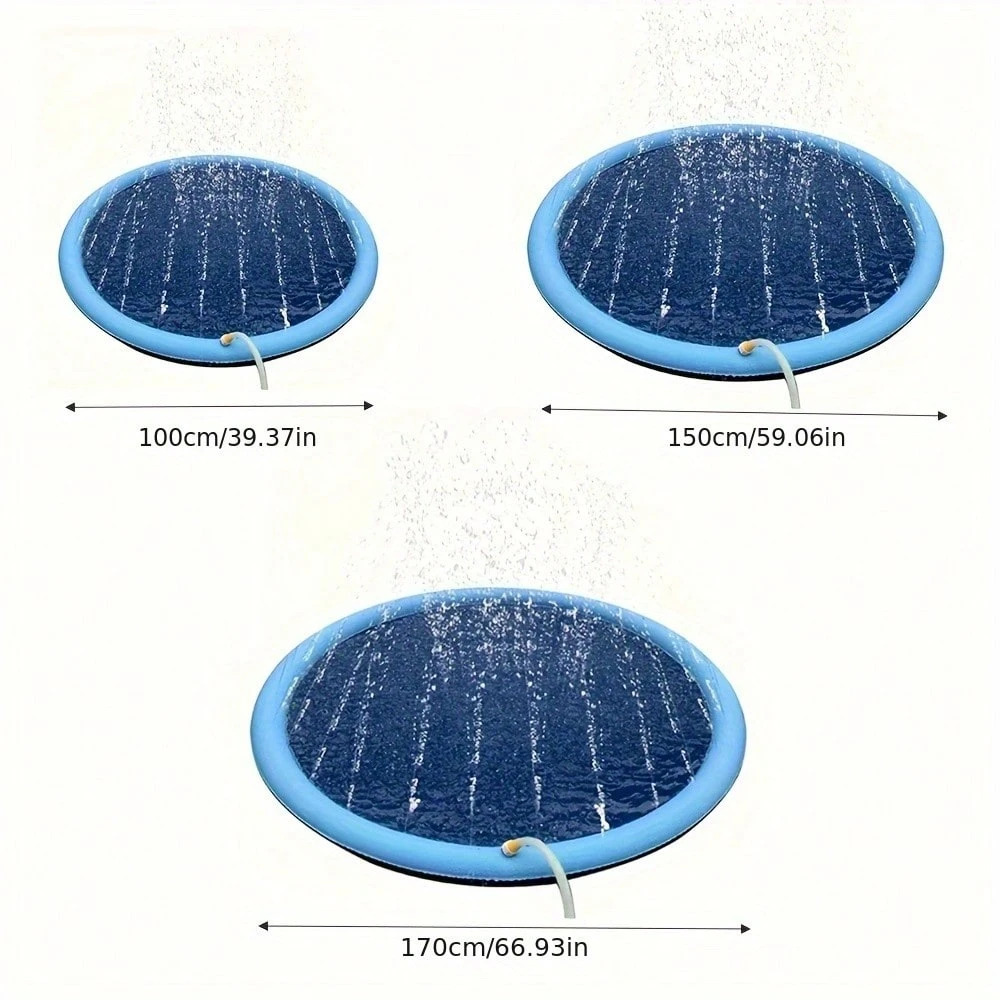 Dog Splash Pad Thick Sprinkler - огляд і ціна Outdoor Rug Waterproof