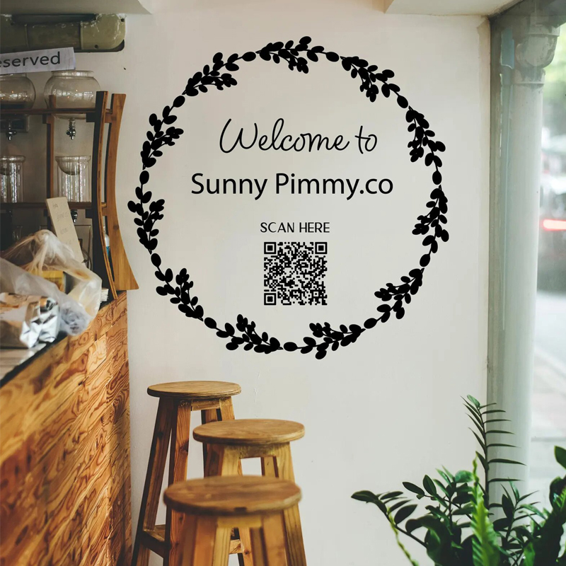 Leaf wreath decal for front st - огляд і ціна Outdoor Furniture In Store