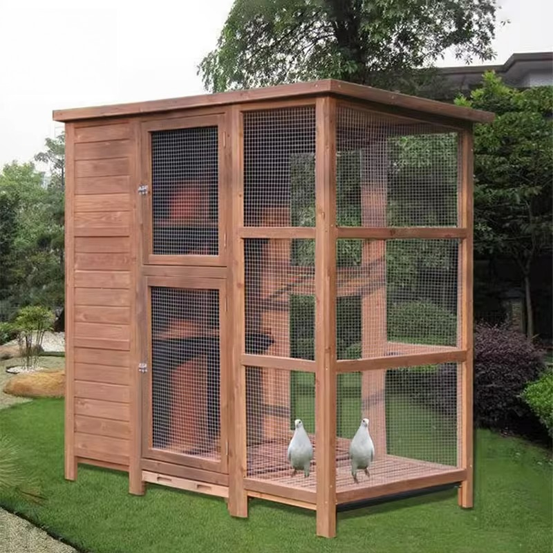 Large Wooden Bird Aviary Cage  - огляд і ціна Outdoor Furniture Easy To Clean