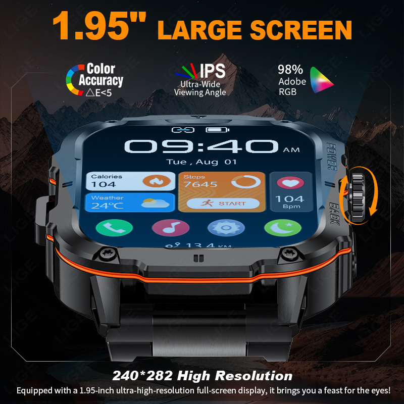 LIGE 2025 Rugged Military Smar - огляд і ціна Outdoor Rug Waterproof