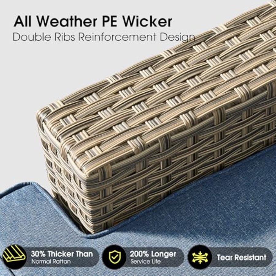 Outdoor Sectional Patio Furnit - огляд і ціна Outdoor Furniture Fire Pit Set