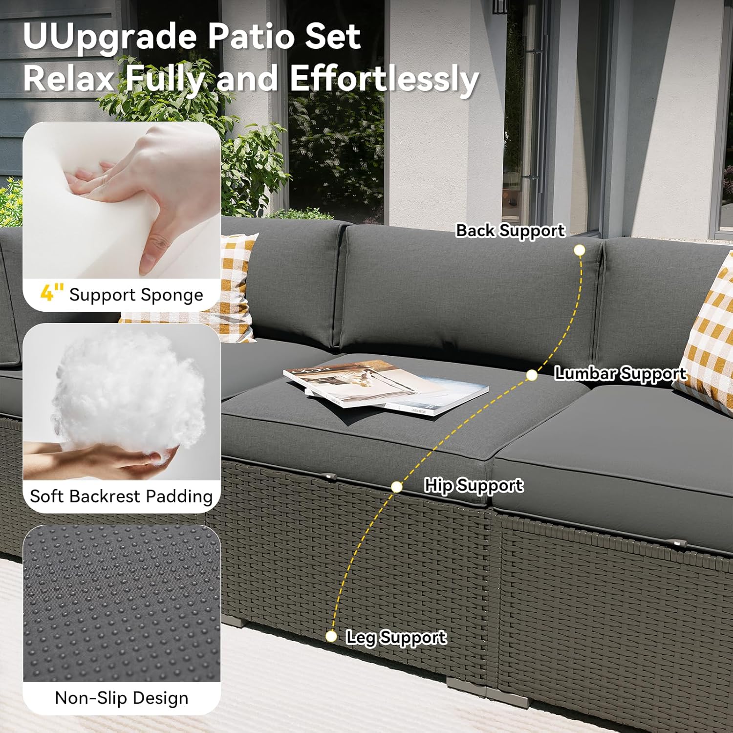 Patio Furniture Set with Fire  - огляд і ціна Outdoor Furniture Fire Pit Set