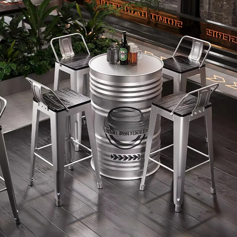 Industrial style oil drum bar  - огляд і ціна Outdoor Furniture Oil