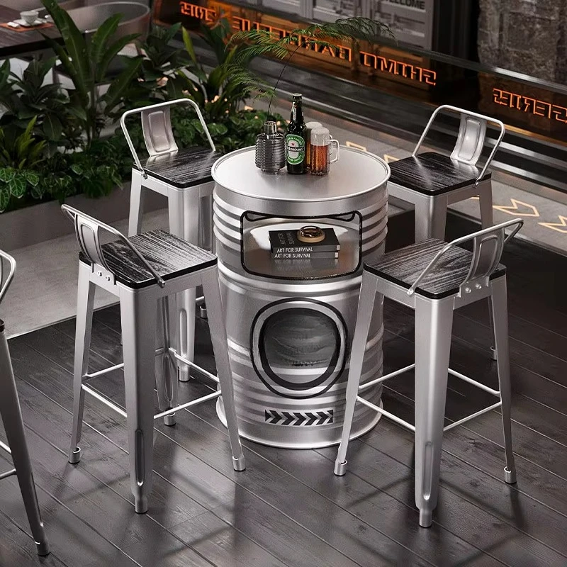 Industrial style oil drum bar  - огляд і ціна Outdoor Furniture Oil
