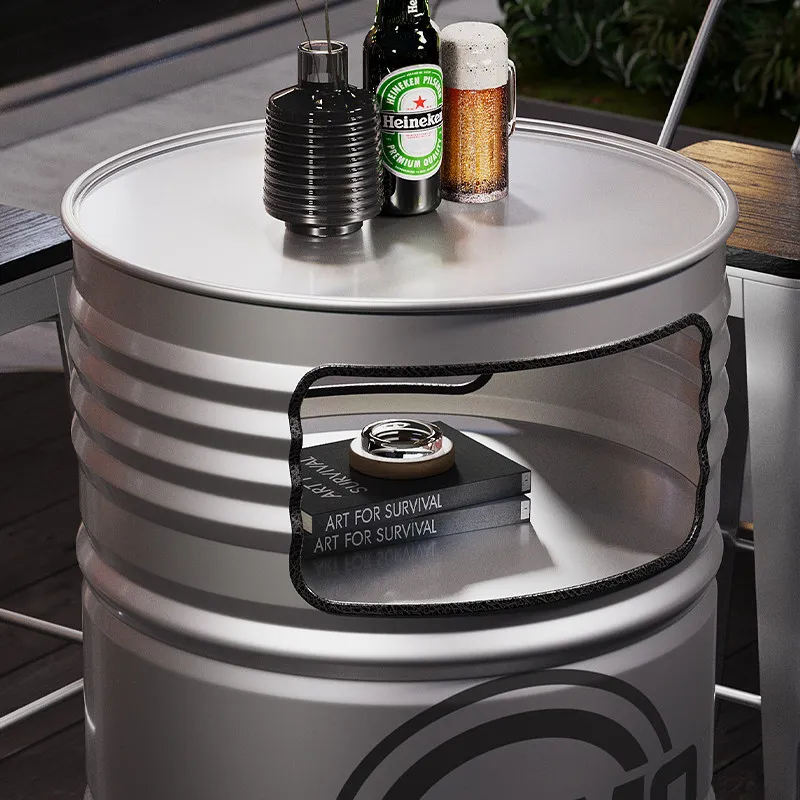 Industrial style oil drum bar  - огляд і ціна Outdoor Furniture Oil