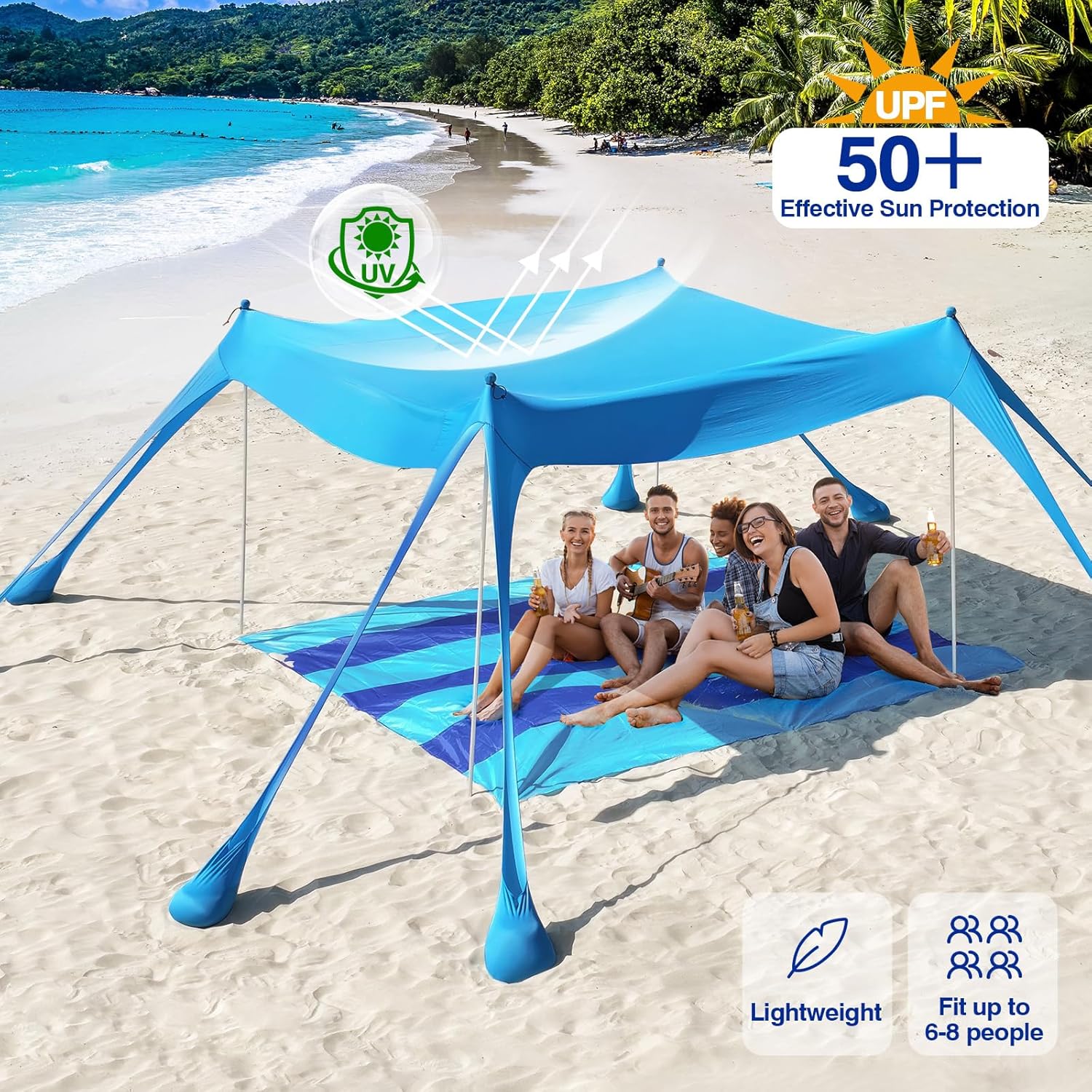 Beach Tent Camping Sun Shelter - огляд і ціна Sun Sail Shade