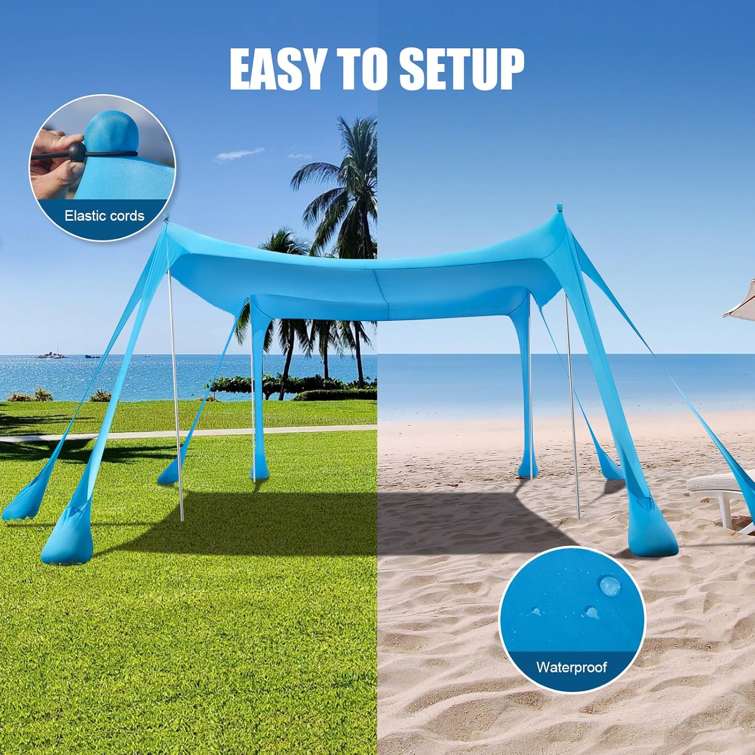 Beach Tent Camping Sun Shelter - огляд і ціна Sun Sail Shade