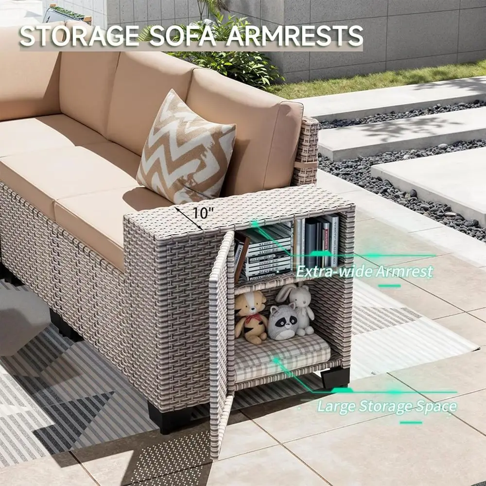 7-Piece Outdoor Patio Furnitur - огляд і ціна Outdoor Furniture Fire Pit Set