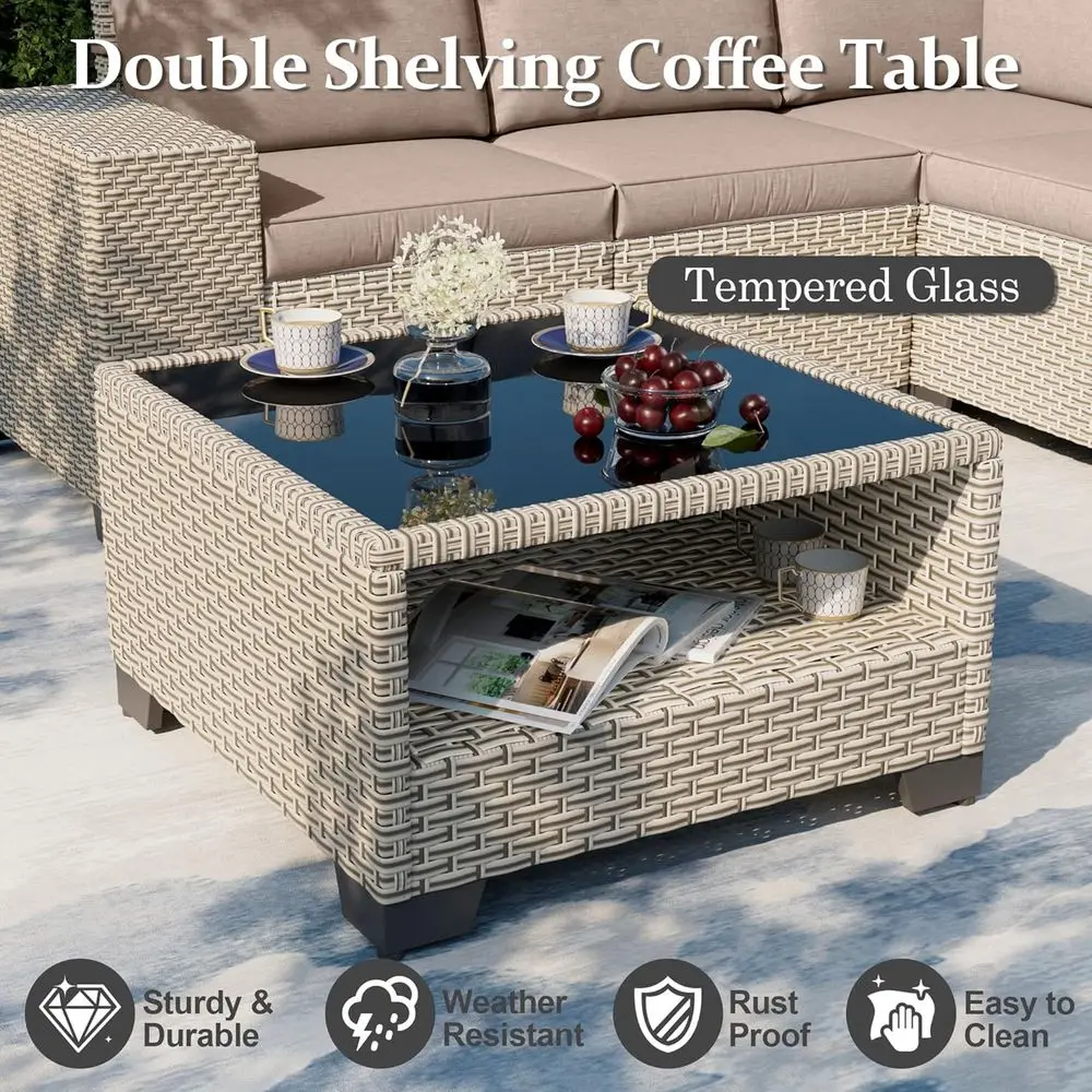 7-Piece Outdoor Patio Furnitur - огляд і ціна Outdoor Furniture Fire Pit Set