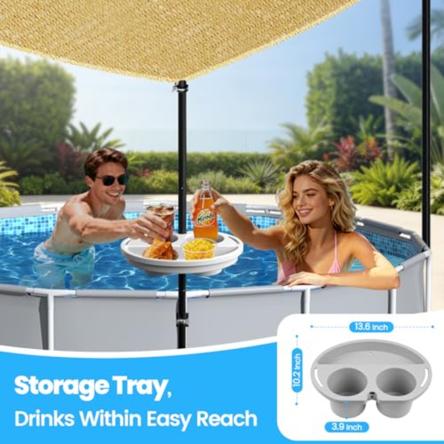 Outdoor Sun Shade Canopy with  - огляд і ціна Sun Sail Shade