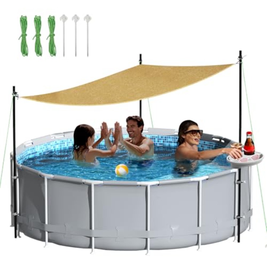 Outdoor Sun Shade Canopy with  - огляд і ціна Sun Sail Shade