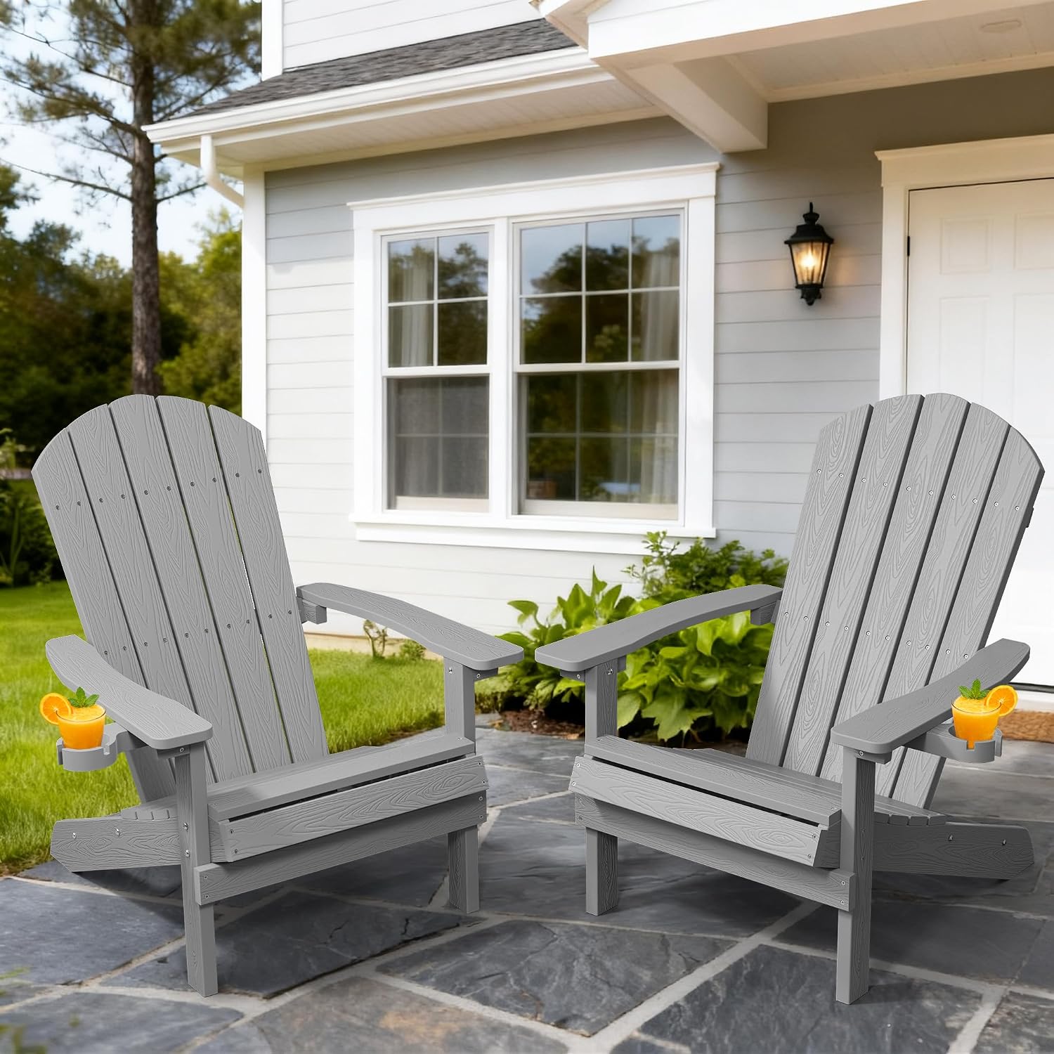 Weather Resistant Adirondack C - огляд і ціна Outdoor Furniture Fire Pit Set