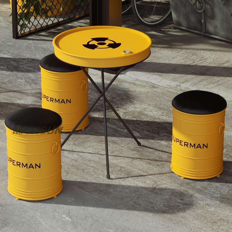 Creative Wrought Iron Oil Drum - огляд і ціна Outdoor Furniture Oil