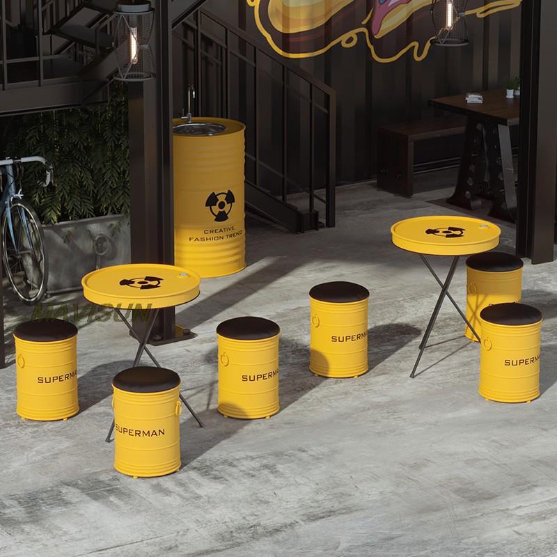 Creative Wrought Iron Oil Drum - огляд і ціна Outdoor Furniture Oil